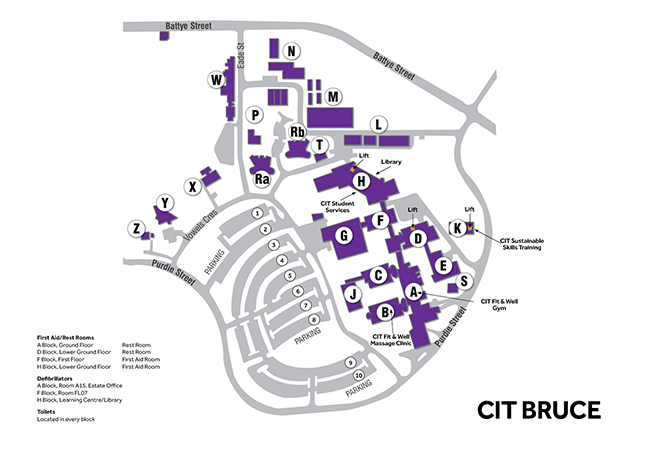 Bruce-Campus-Map