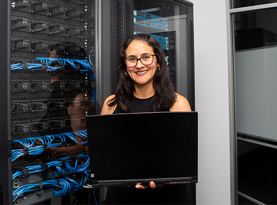 CIT Cyber and IT student