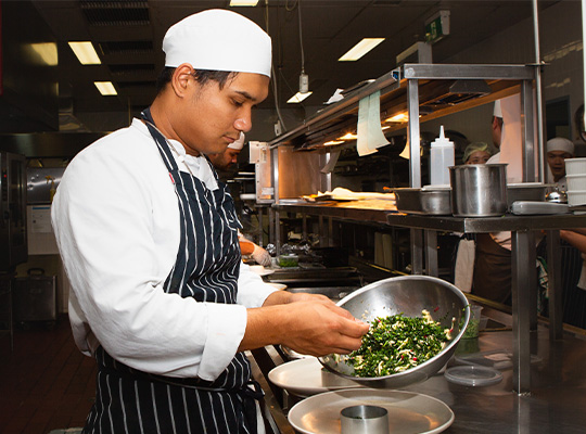 CIT Hospitality, culinary and tourism student