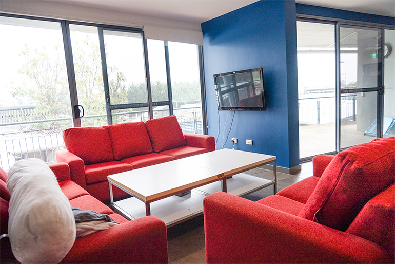 CIT Bruce Residence lounge room